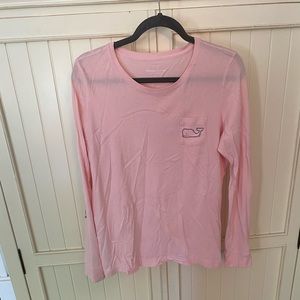Vineyard Vines long sleeve. Pink. Large.